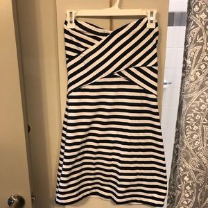 Navy Stripe Nautical body con dress